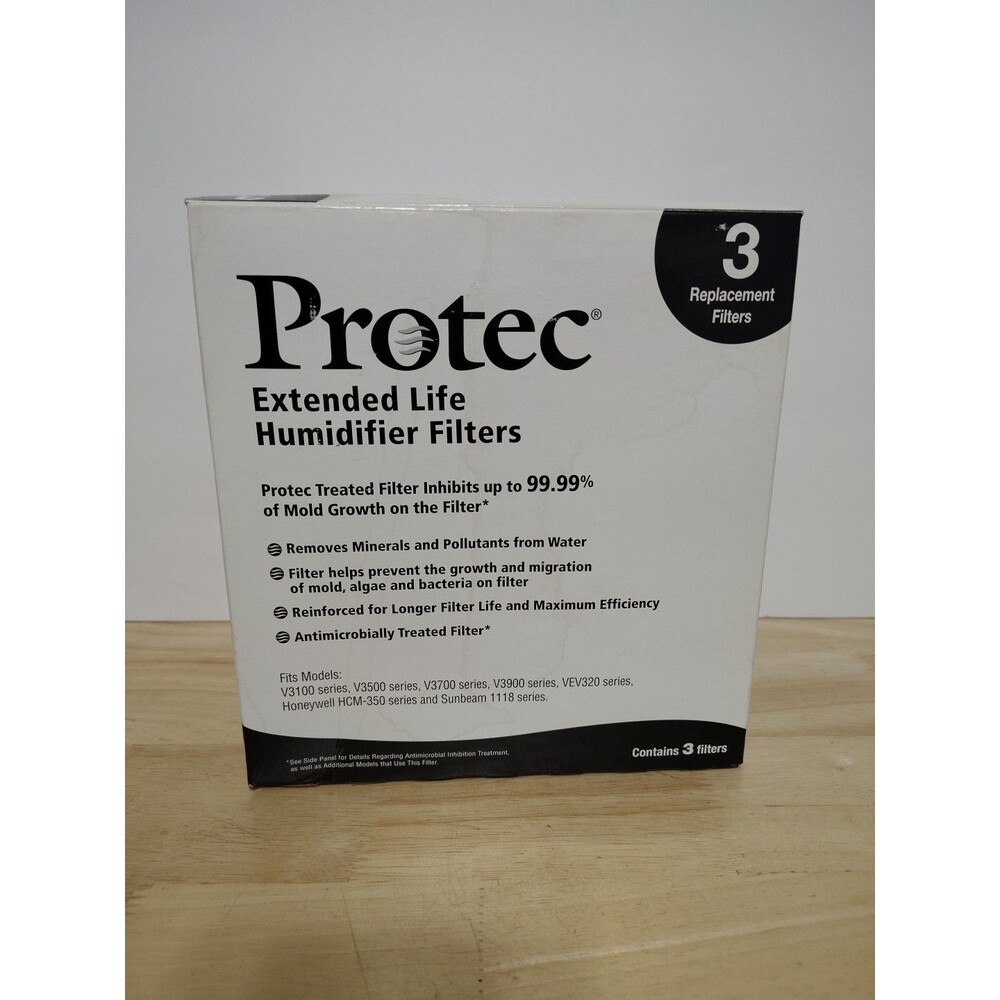 Protec PWF2AM Humidifier Wick Drum Filter Replacements 2 Pack New Open Box Of 2
